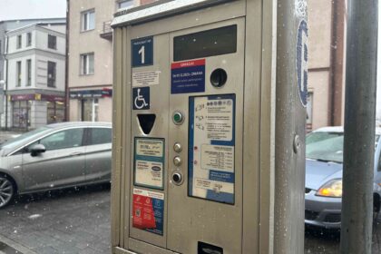 parkometr w Wieluniu