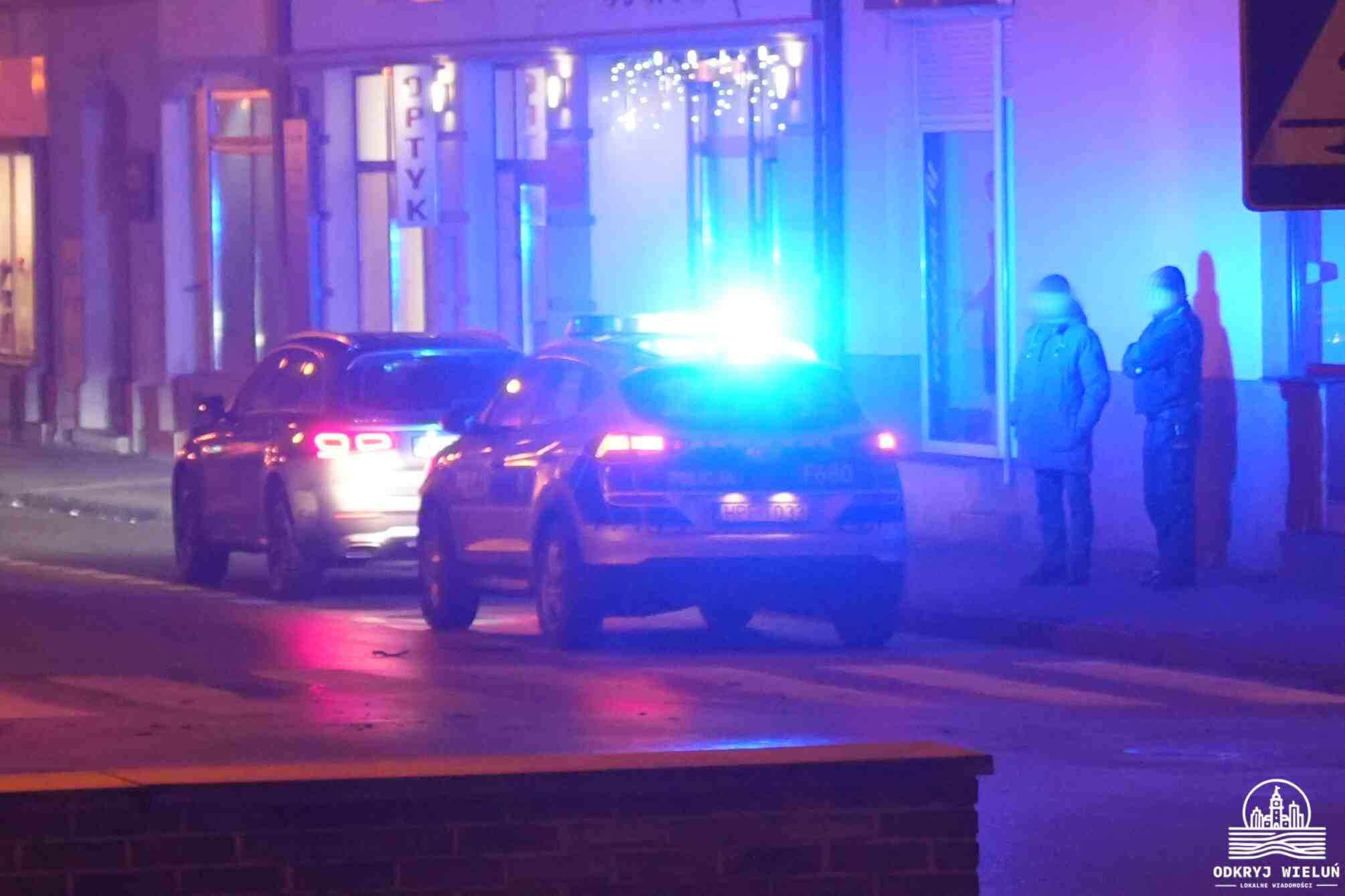 Wieluń kolizja na placu legionów