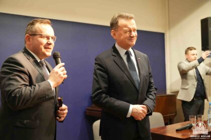 Mariusz Błaszczak w Wieluniu