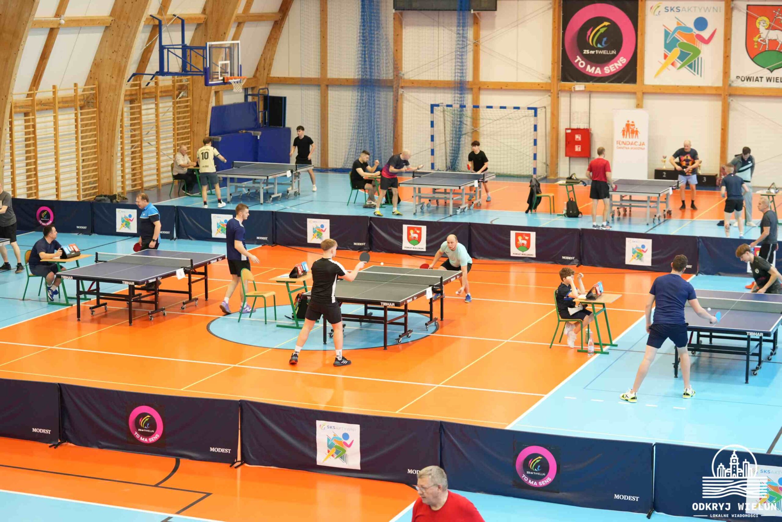 turniej tenisa stołowego Wieluń