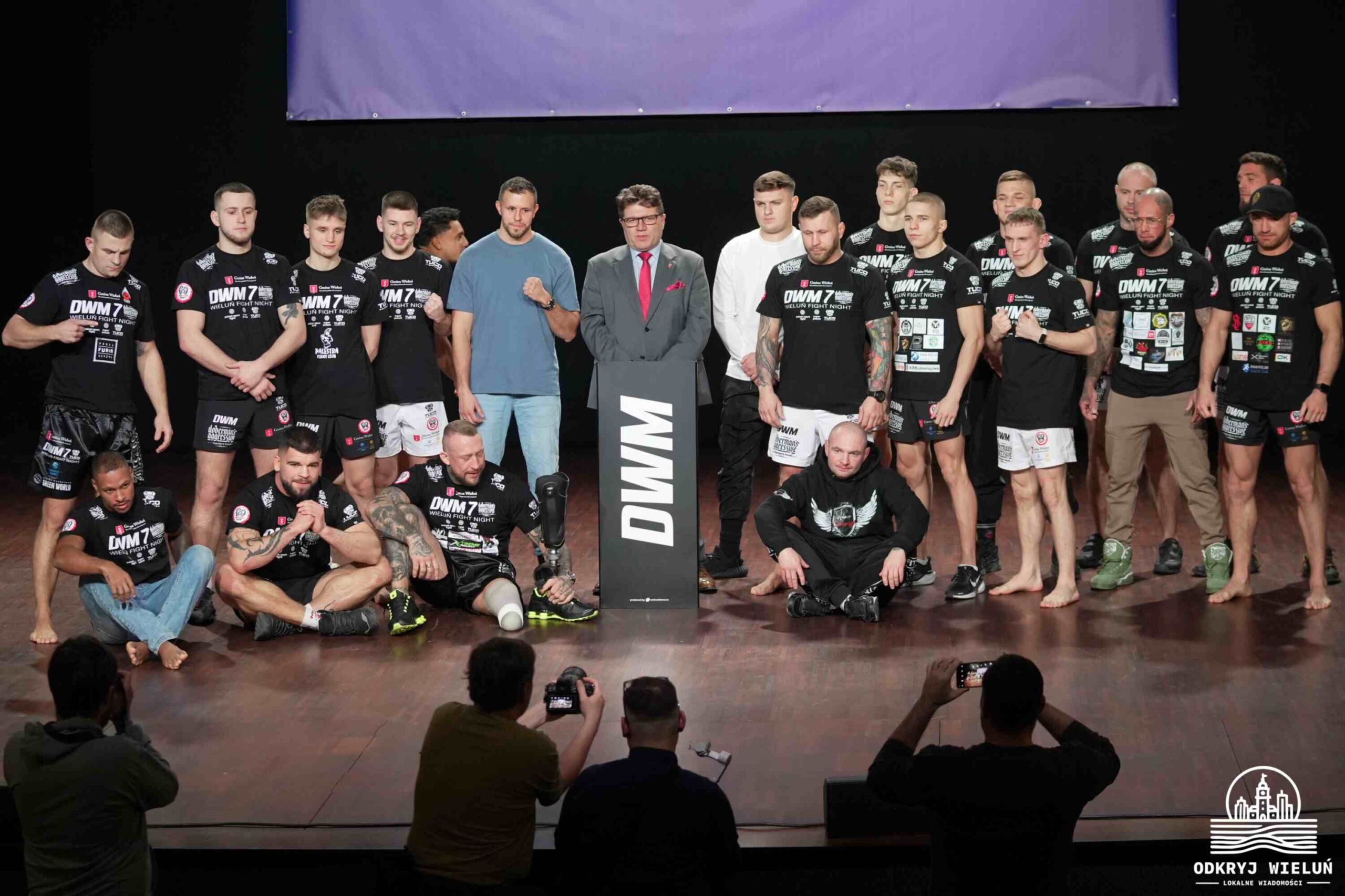 Wieluń Fight Night - zdjęcie grupowe