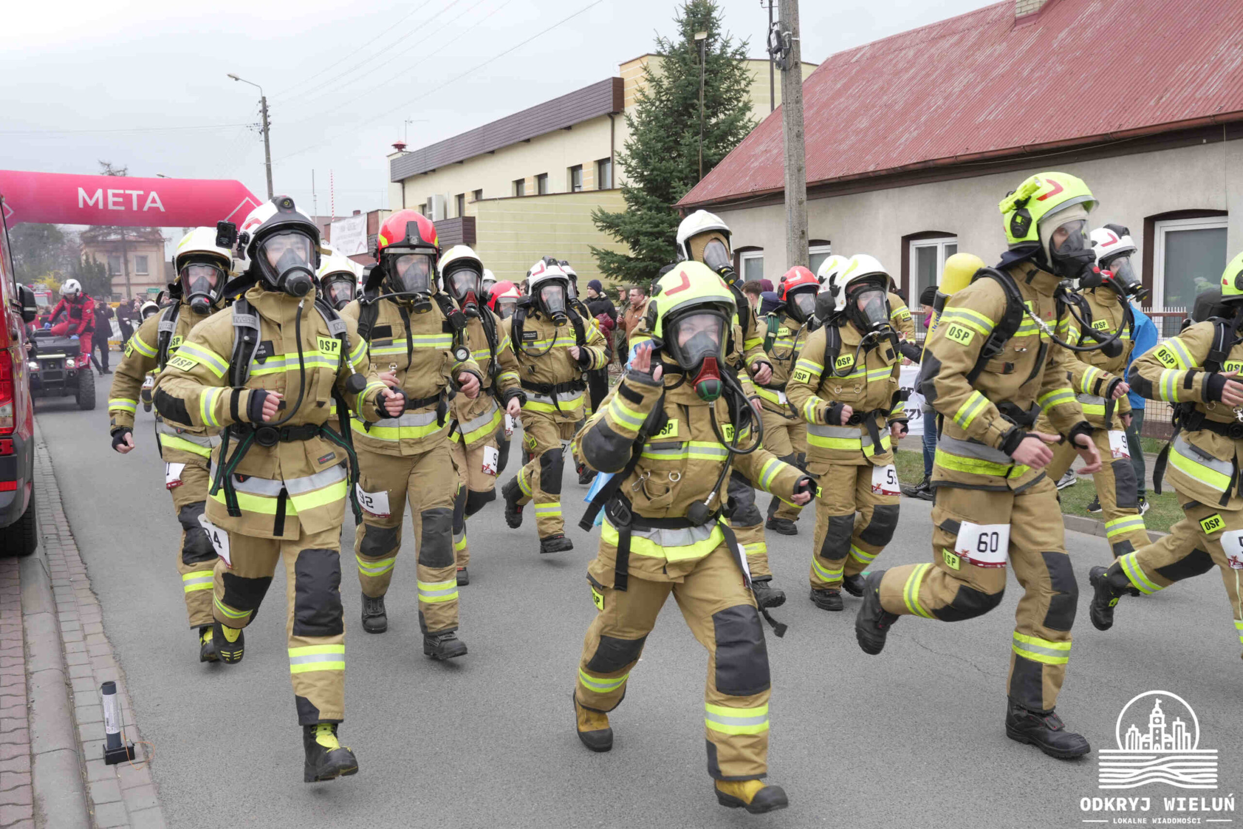 bieg strażaka